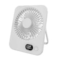 Desk Fan Portable Mini Fan Foldable Table Fan With 5 Gear USB Rechargerable Wall Fan Student Desktop Hang Fan For Office Home