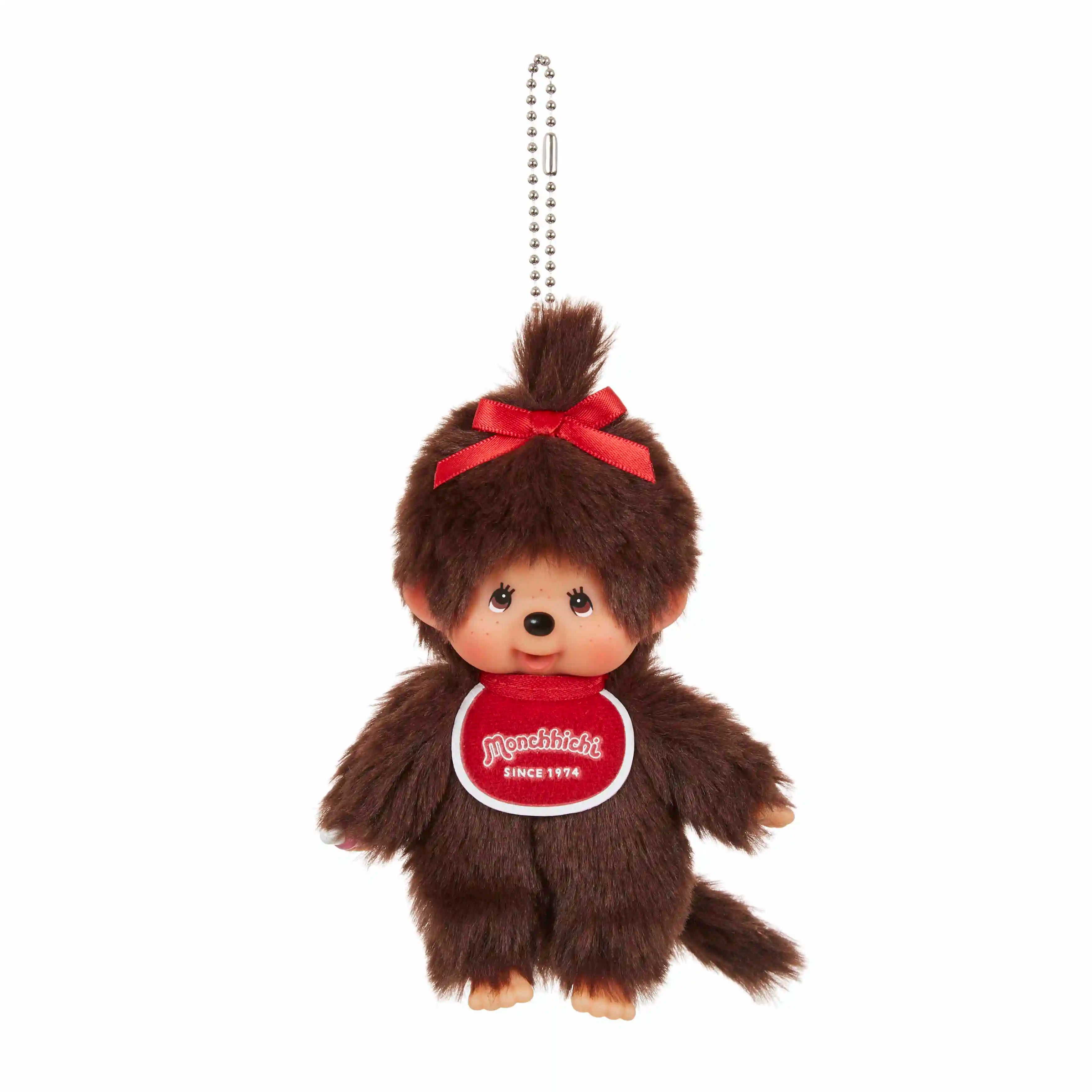 2025 Original 13cm Monchichi Cute And Fun Colorful Hair Basic Classic Pendant Model Toy Soft Children Adult Birthday Kid Gifts
