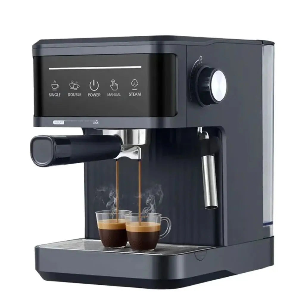 Home Coffee Machine 20Bar Pump Pressure Energy Saving Self-Cleaning Portable Small Coffee Grinder Machine for Home Office