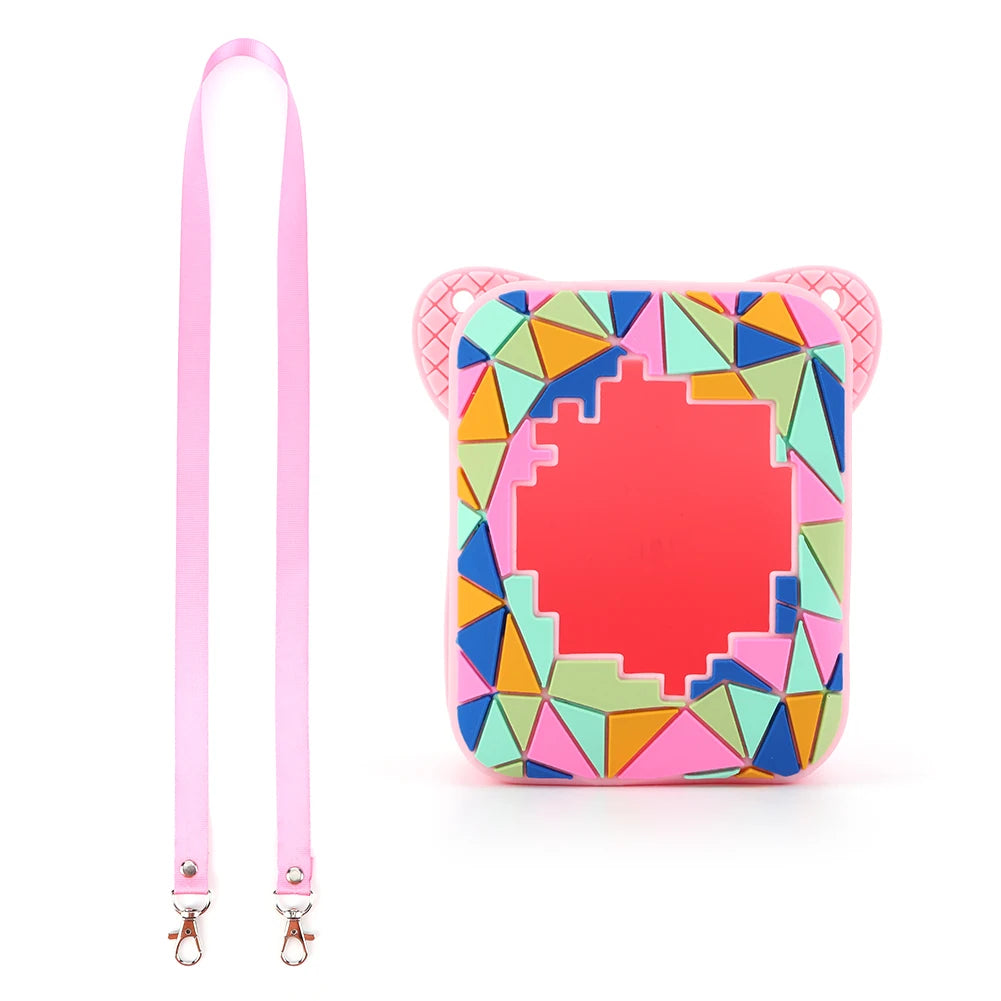 Case for Bitzee Magicals Digital Pet Silicone Protective Cover with Neck Lanyard Magicals Interactive Toy 3D Printed Protector