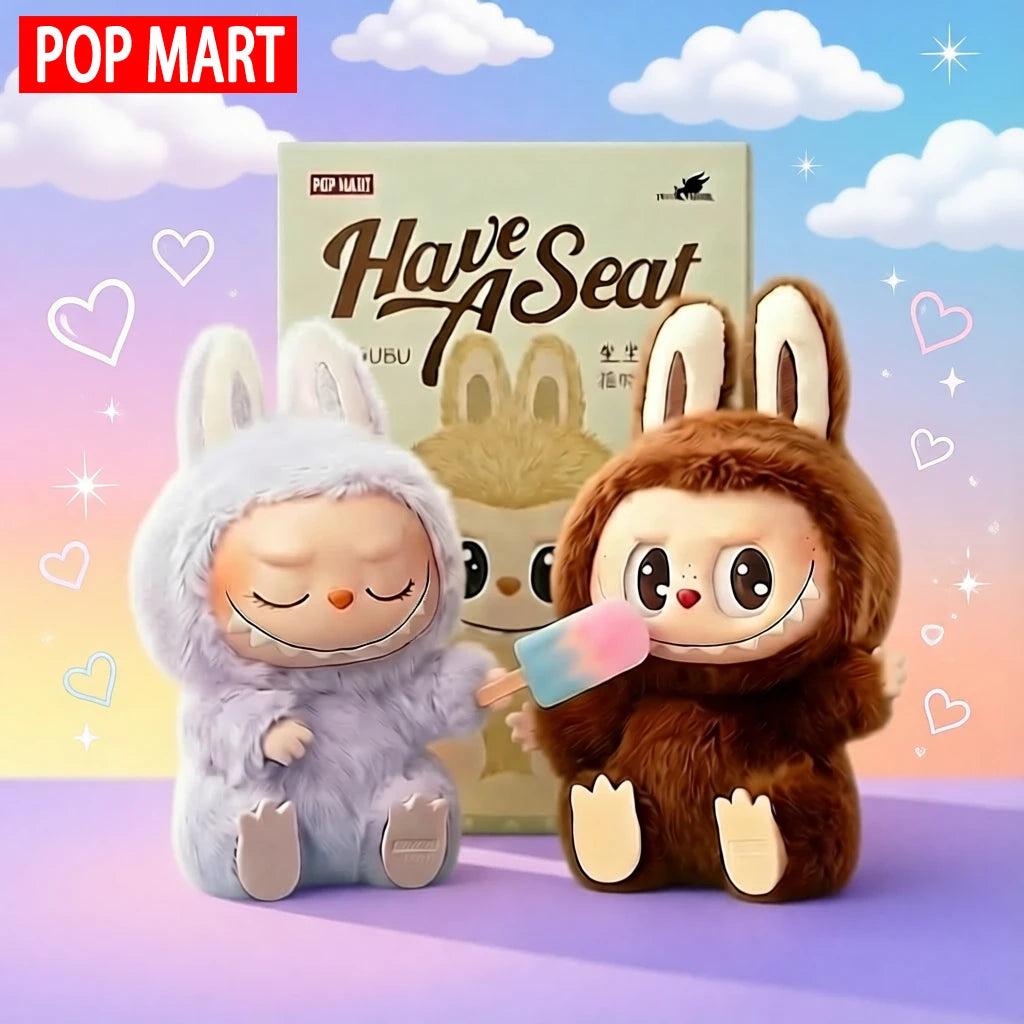 Genuine Labubu Doll - Have a Seat. It's the Perfect Gift for Family Friends and Lovers.