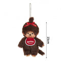 Monchhichi Keychain, Kawaii Keychains for Bags, Monchhichi Wrist Pendants, Birthday or Children's Day Gift