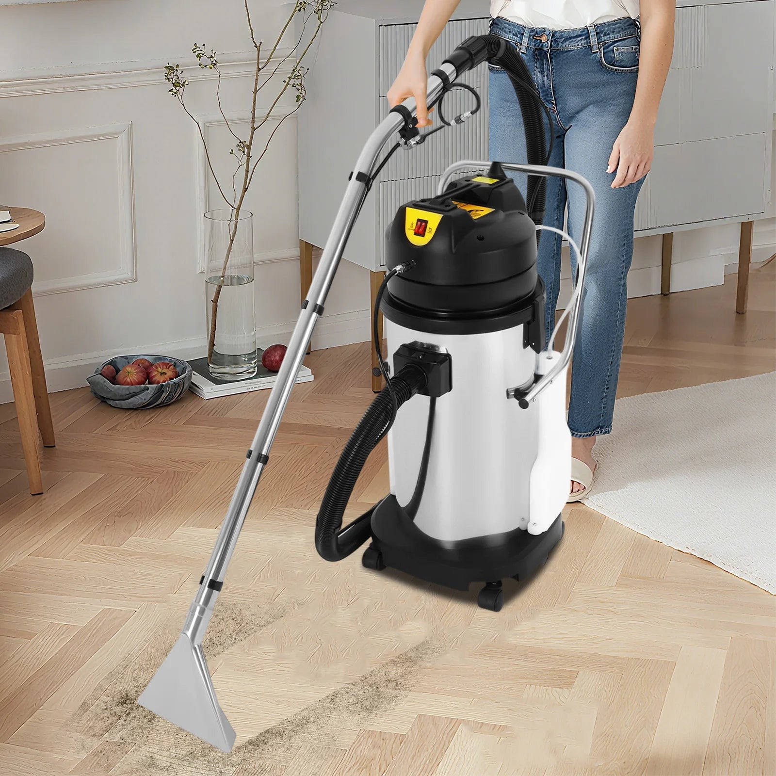Commercial Carpet Cleaning Machine 110v Spraying Vacuuming Cleaner Floor Carpet Cleaner for Hotel Guest House Dry Cleaner
