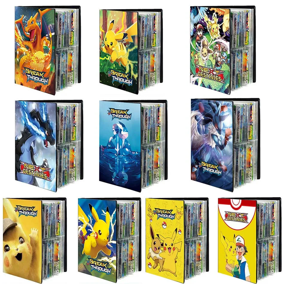 Pokemon Cards Album Book 240Pcs Card Album Creativity New Model Binder HolderCollect Card Book Collection￥