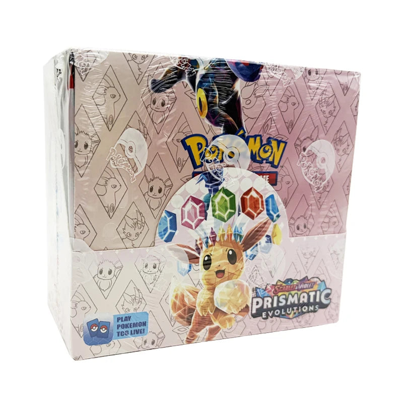 324Pcs Pokemon Card Prismatic SCARLET.VIOLET Sun&Moon DESTINED RIVALS PHANTASMAL FLAMES English Booster Battle Transaction Cards