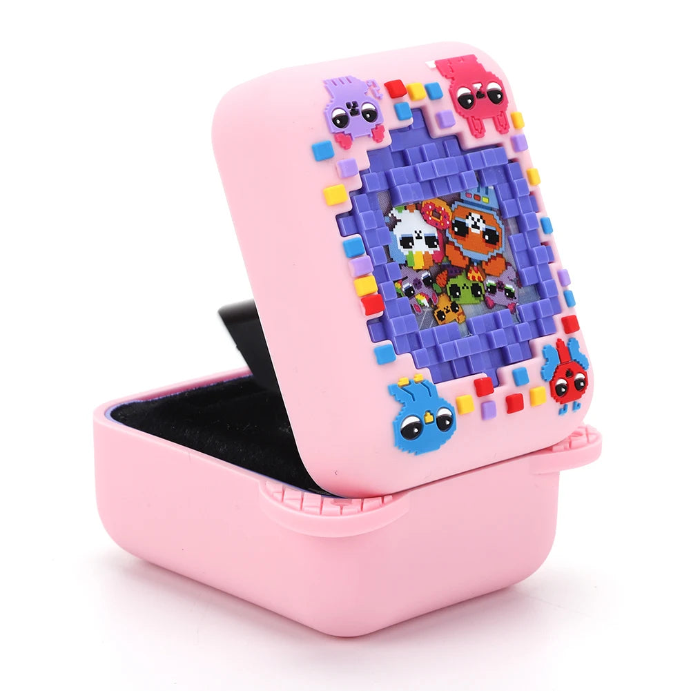 For Bitzee Digital Pet Protective Case With Lanyard Silicone Protective Cover Shockproof Storage Bag Portable EVA Carrying Case