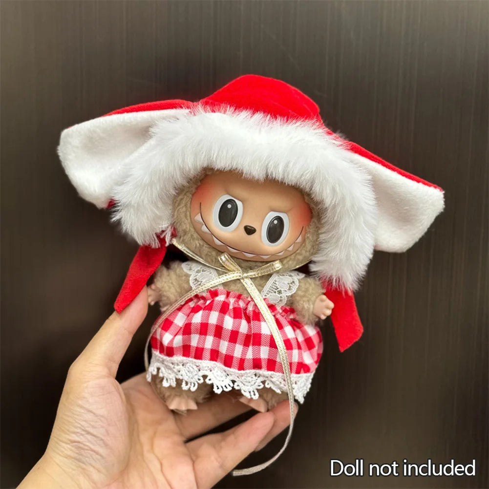 1PC Adorable Labubu Change overalls - Stylish & Comfortable Labubu-Themed Outfit Labubu Ropa Doll Accessories