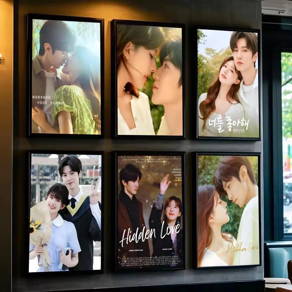 Hot Ty H-Hidden Love Poster Poster Waterproof HD Wall Art Decal Self-Adhesive Aesthetic Decor For Home Living