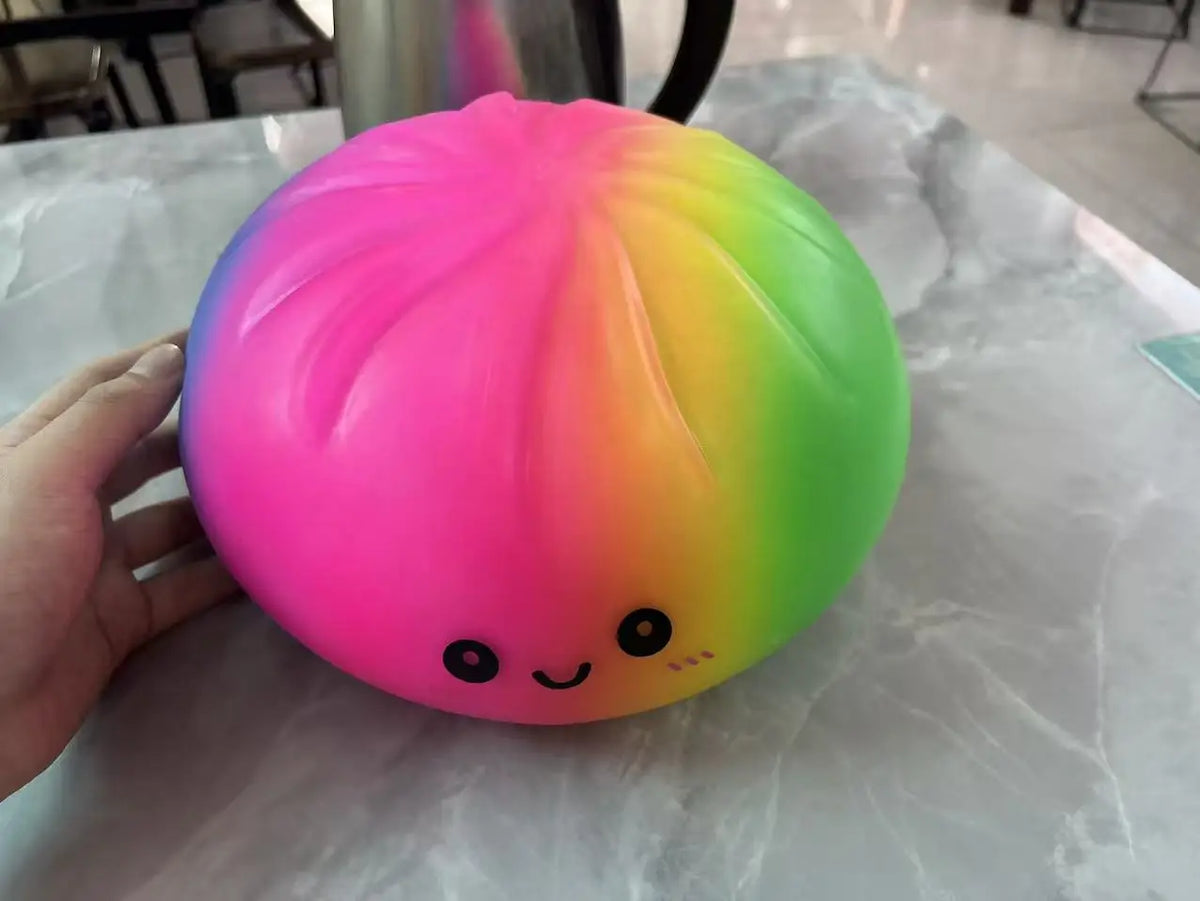 15cm Colorful Dumpling Squishes Stress Balls Reusable Low Rebound Decompression Dough Ball Unique Home Decoration Birthday Gift