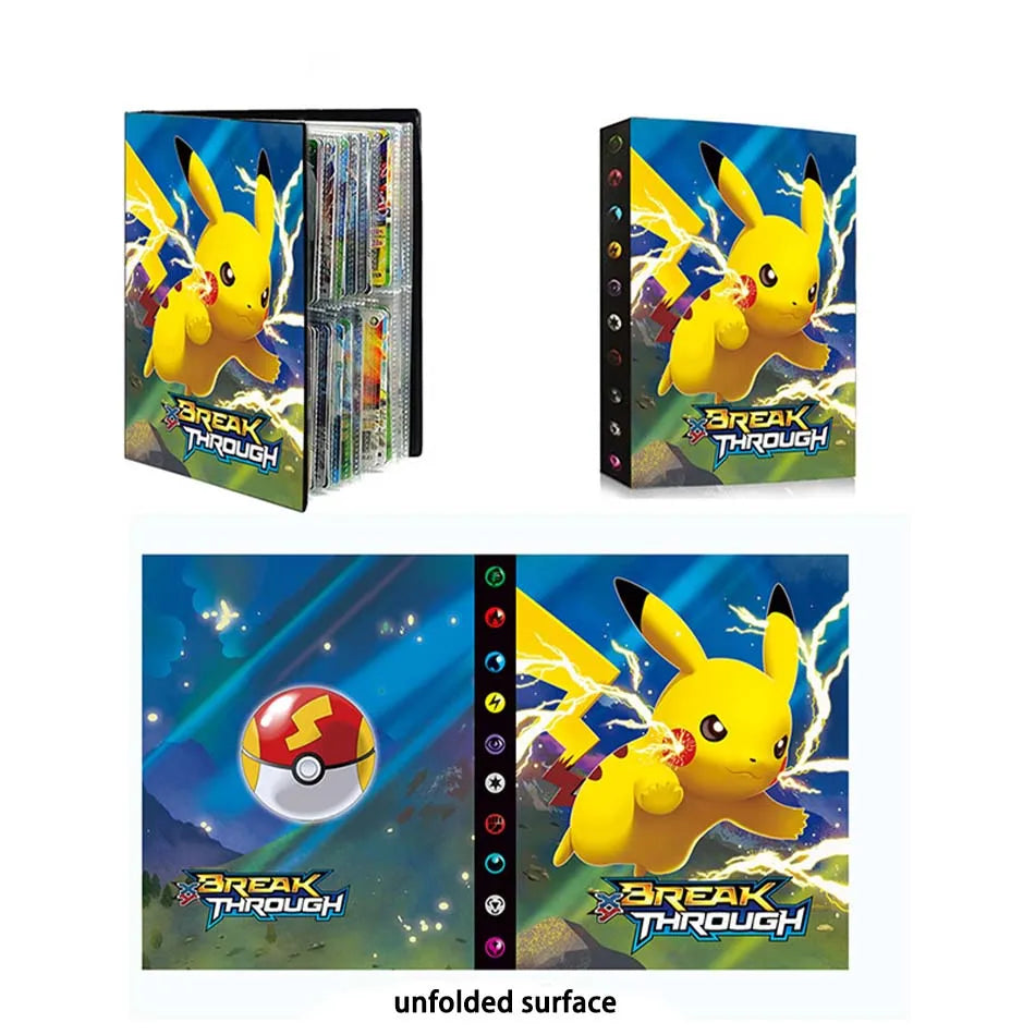 Pokemon Cards Album Book 240Pcs Card Album Creativity New Model Binder HolderCollect Card Book Collection￥