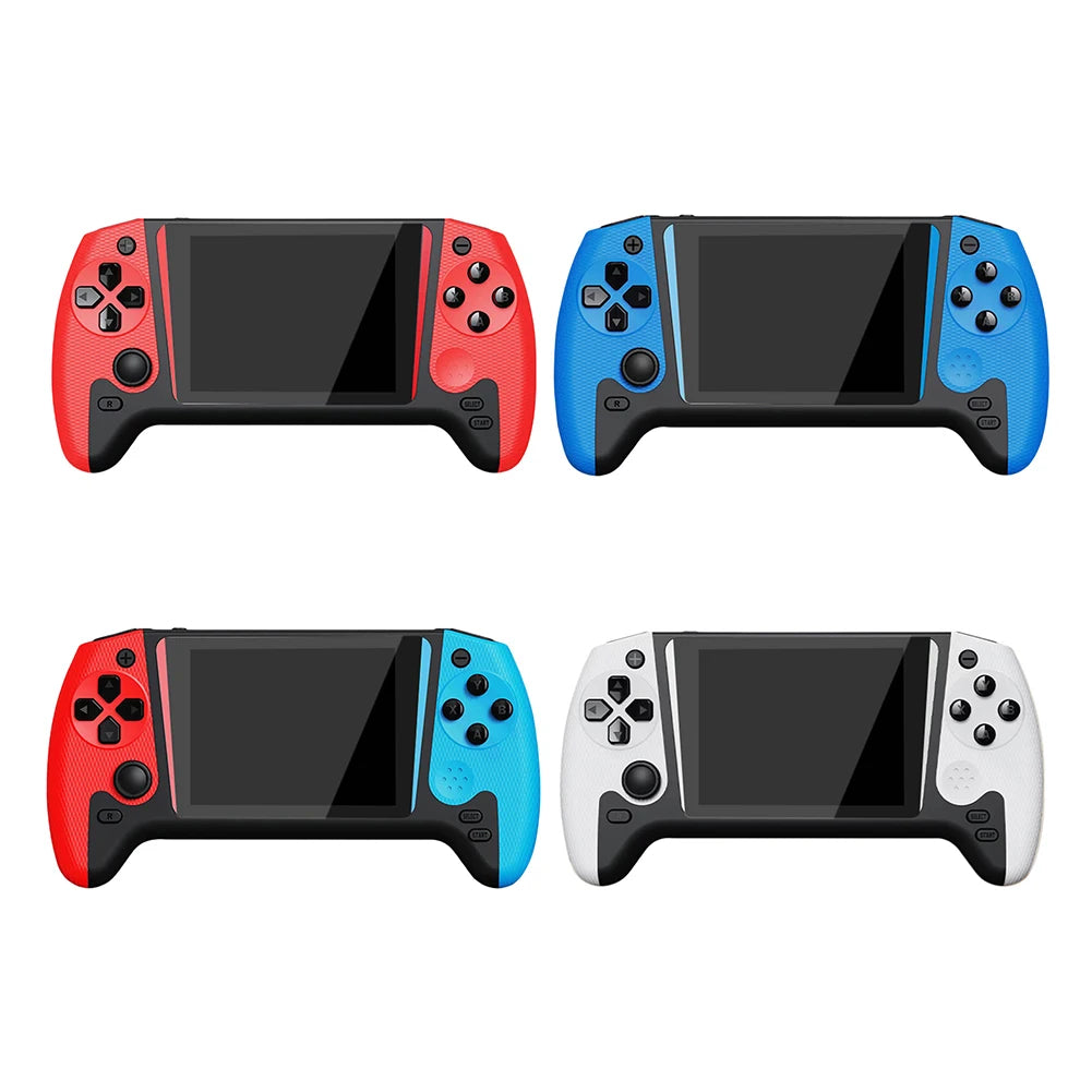 Retro Handheld Game Console 3.5inch LCD Screen Built-in 500 Games Portable Game Console Nostalgic Game Console for Single Player