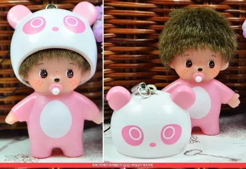 Monchhichi Dolls Cartoon Anime Monchhichi Standing Sitting Multiple Toys Machine Dolls DIY Keyring Decorations Boys Girls Gift