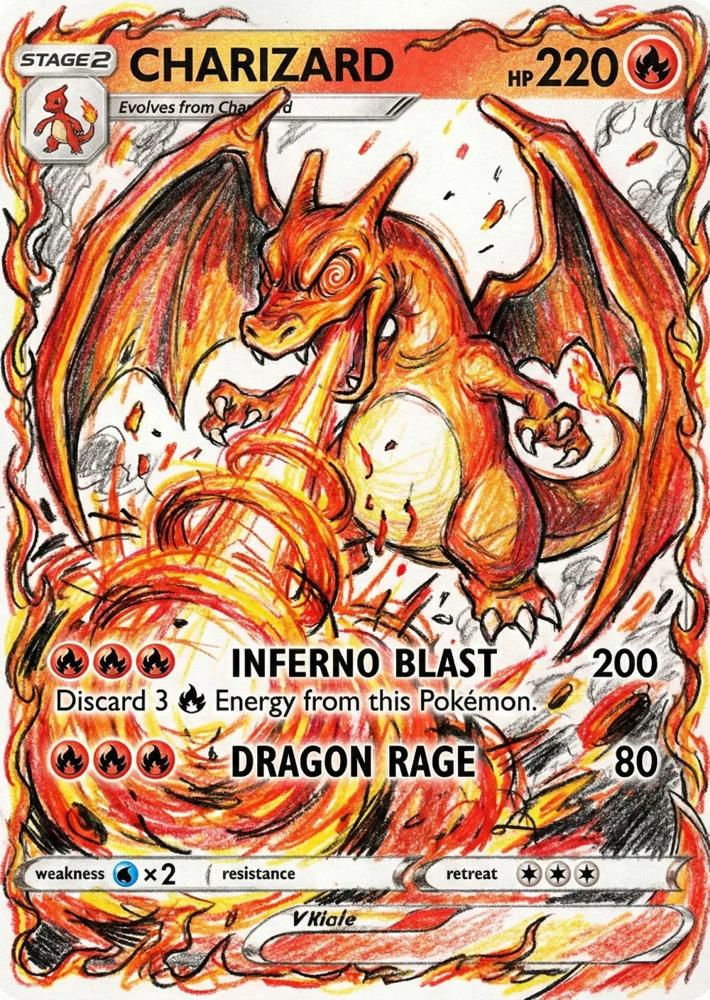 Pokemon Cards Abstract Impact Style Charizard Blastoise Venusaur Mewtwo Lucario Holo PTCG Cards Collection Cards Pokemon Gift