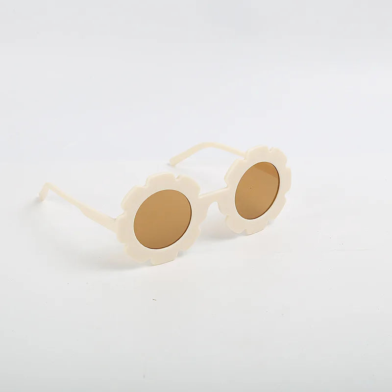 New Cute Multi Color Sunflower Sunglasses For Boys And Girls, UV Resistant Outdoor Style Sunglasses, Children's Glasses