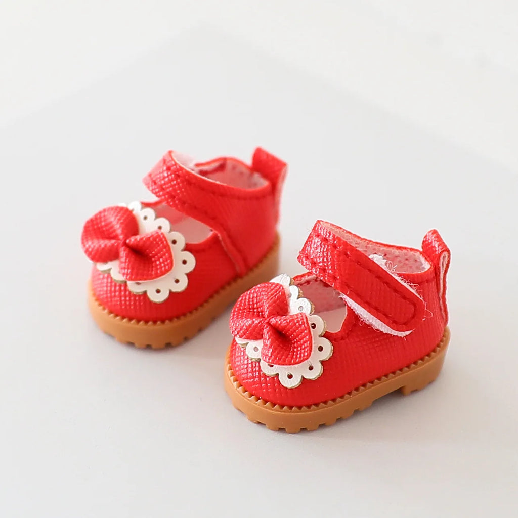 Labubu Doll Shoe Collection 17cm Plush Doll Clothing Accessories Labubu I II Idol Doll Sitting Party Accessories