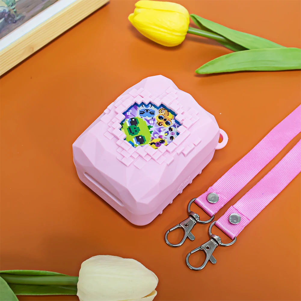 Silicone Case for Bitzee Magicals Interactive Toy Digital Pet Washable Protective Skin Sleeve with Lanyard Shockproof
