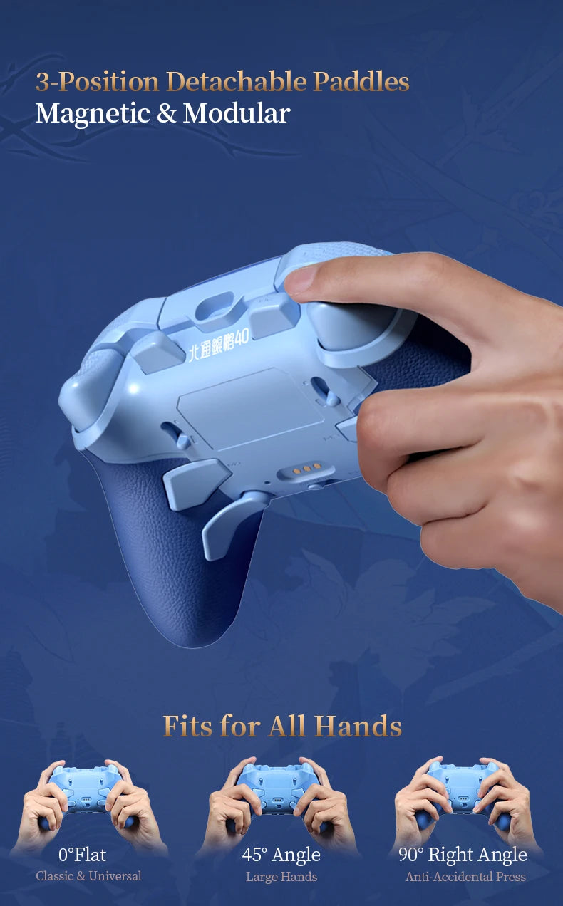 BEITONG Wuthering Waves Gamepads Phrolova/Cartethyia Ver KP40D Elite Controller Hall/Micro Vibration Trigger Force TMR Joystick