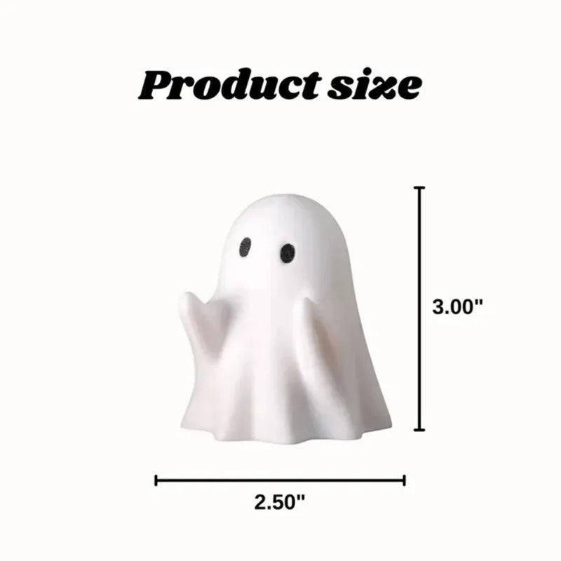 Ghost Pen Holder - Cute Desktop Organizer for Office & Home, Halloween Decor Creative Gift, Funny Stationery Stand (1PC)