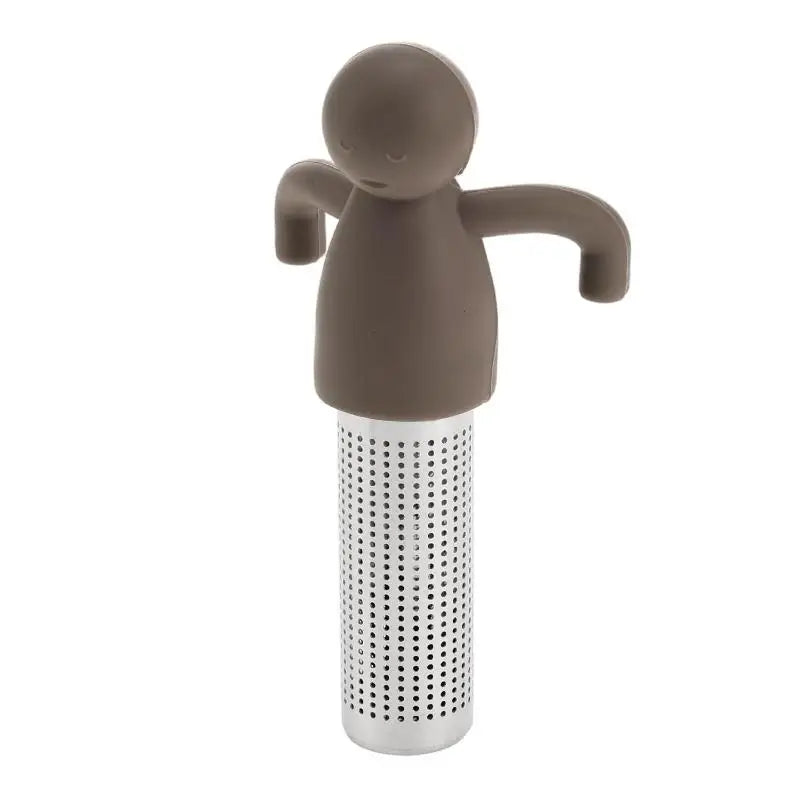 Tea Infuser Kitchen Home Use Reusable Tea Set Accessories Stainless Steel Creative Human-shaped