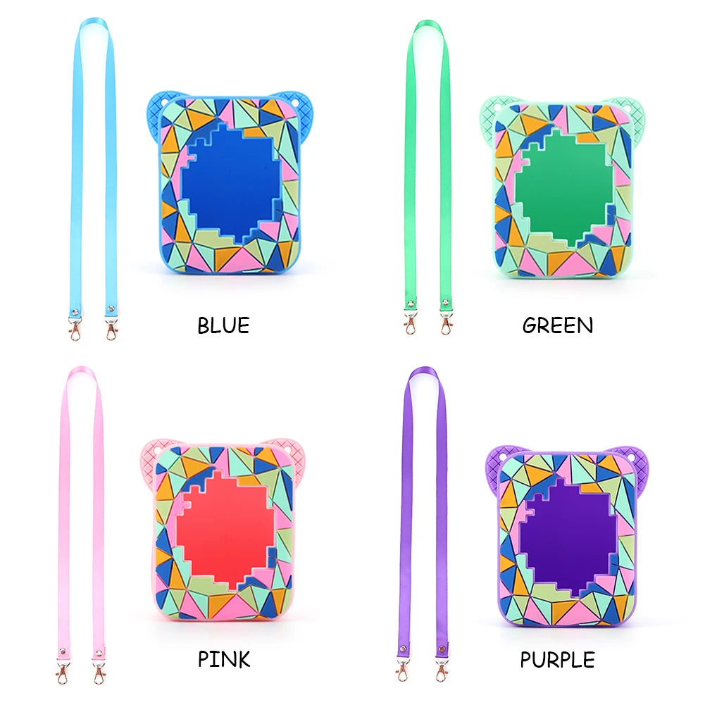 3D Cartoon Cute Silicone Carry Case for Bitzee Interactive Toy Digital Pet Washable Protective Cover Shockproof with Lanyard