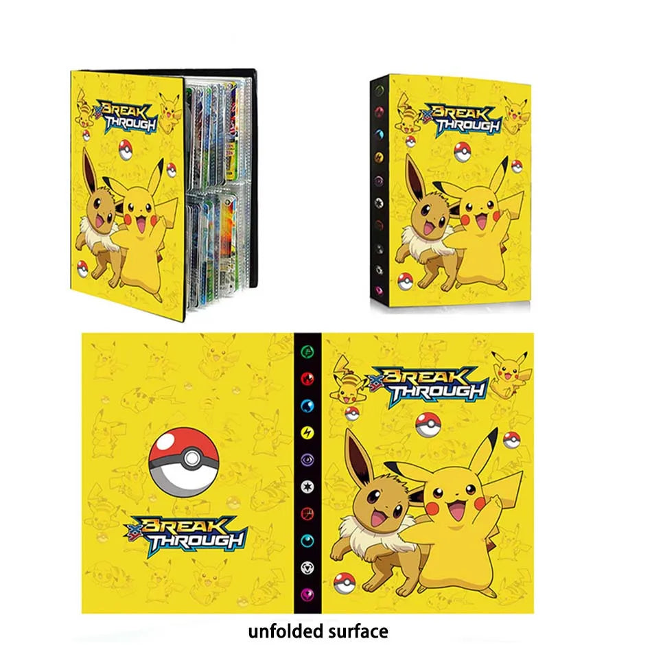 Pokemon Cards Album Book 240Pcs Card Album Creativity New Model Binder HolderCollect Card Book Collection￥