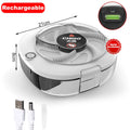 Upgraded Flycatcher USB/Rechargeable Electric Fly Trap Safety Insect Flytrap Indoor/Outdoor Pest Catching Tool For Home Garden