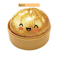 Glitter Dumpling Squishes Stress Balls 2026 Viral Fidget Toy Colorful Simulation Steamed Bun Decompression Toy for Anxiety