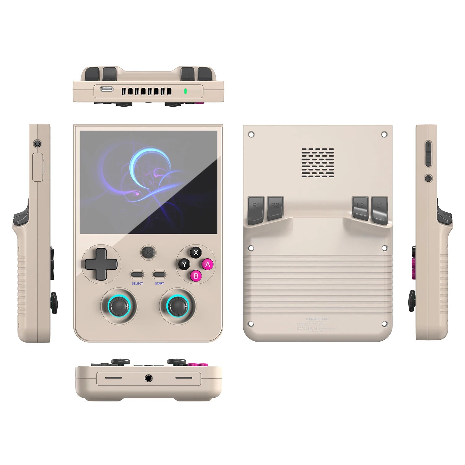 Anbernic RG477V Handheld Game Console 4.7" LTPS In-Cell Android 14 DSP Sound Effect Video Player Support AI RixelHK 1080p-DP Out