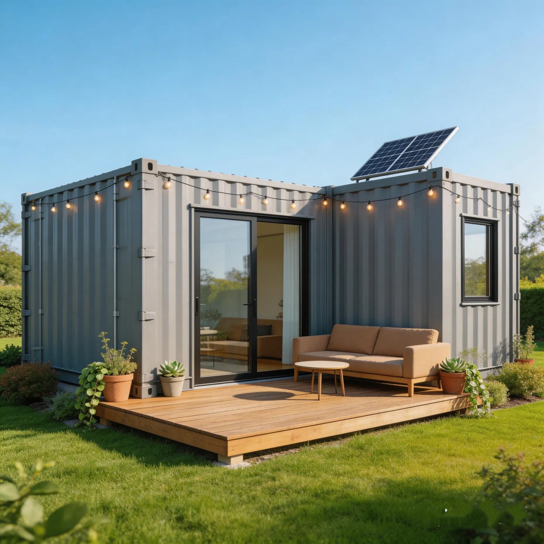 Prefab Tiny House 20ft 40ft Expandable Container House Prefabricated Mobile Container Home With Full Bathroom 2 3 Bedrooms