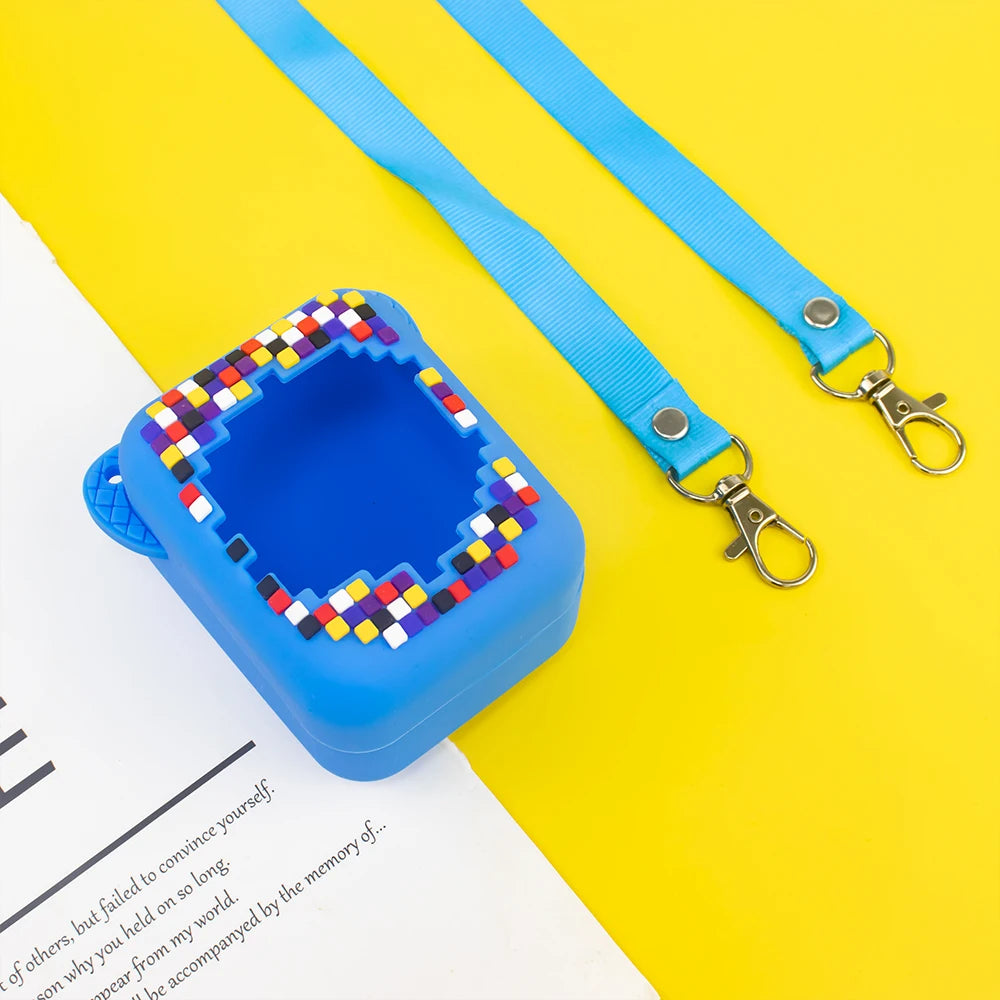 For Bitzee Disneys Digital Pet Protective Case With Lanyard Washable Silicone Cover Case Anti-Scratch Protective Skin Sleeve