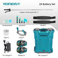 YOFIDRA 20L Electric Sprayer High Capacity Yard Lawn Spraying Irrigation Backpack Sprayer Power Tools for Makita Battery Pin