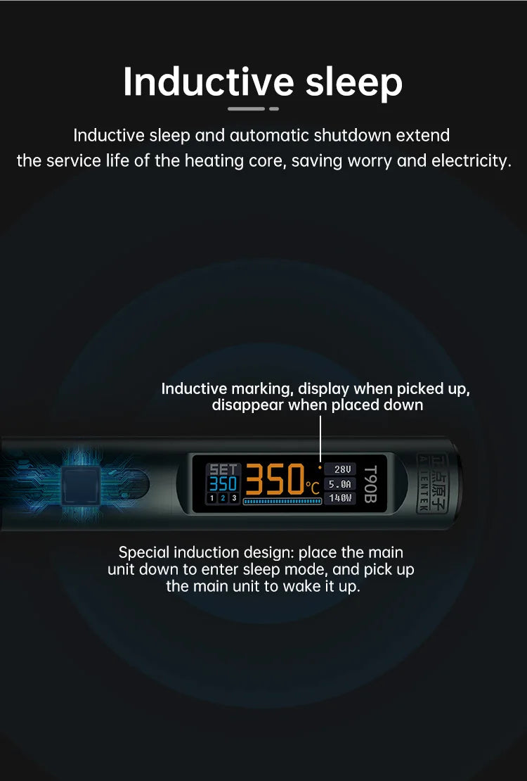 ALIENTEK T90B Soldering Iron T245/T210/T65 Series Optional T80 New Version Adjustable Temperature Welding Solder Tool