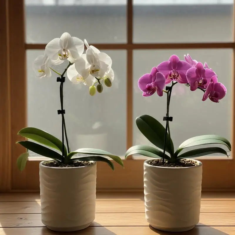 Simple Wave Shaped Faux Ceramic-look Flowerpots Are Suitable For Home Décor Orchids And Other Green Plants