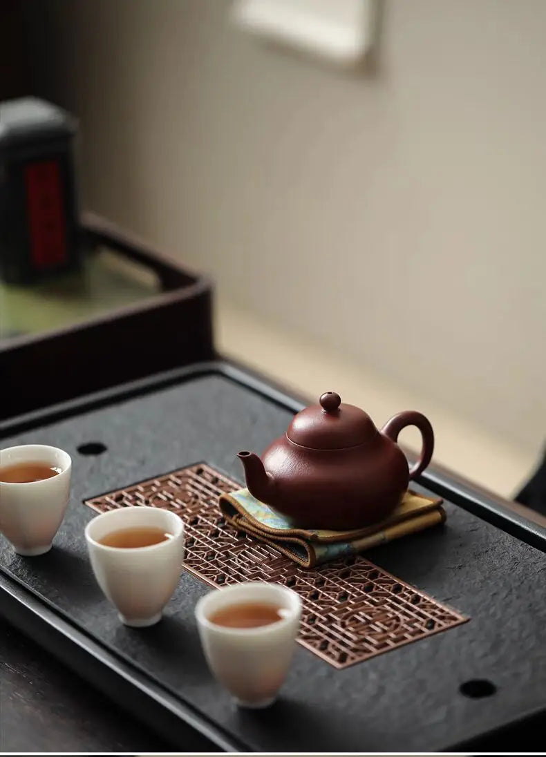 Double-sided tea towel, thickened tea cloth, absorbent towel, tea set, coffee table, tea tray, tea tablecloth, matcha table tea