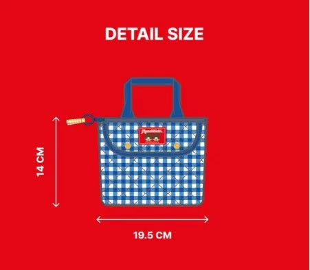 Cute Cartoon Monchhichi, Compact Storage of Sundries, Change, Card Holder, Three-piece Travel Portable Toiletry Bag Gift