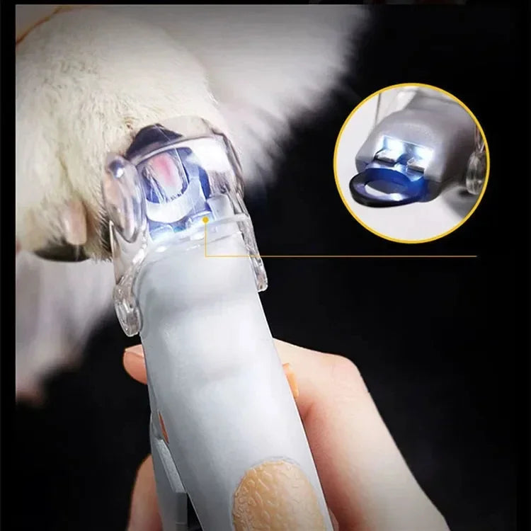 LED Pet Nail Scissors for Dogs & Cats – Professional Toenail Clipper Tool, Sharp Cutter