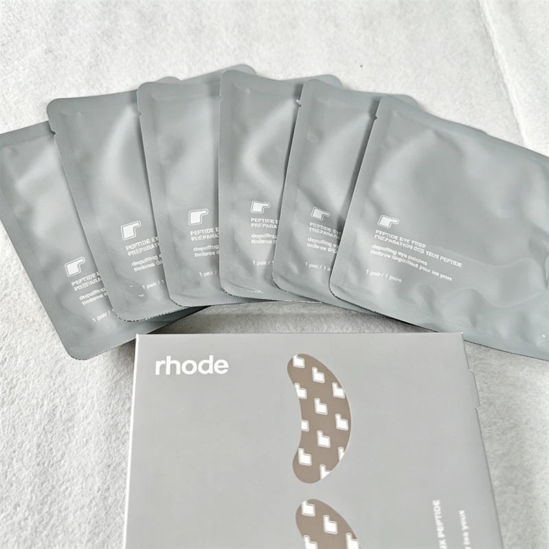 Rhode×The Biebers Limited Edition Lip Gloss Facial Pimple Patch Caffeine Cream Mask Banana Peel Eye Patch Moisturizing Treatment