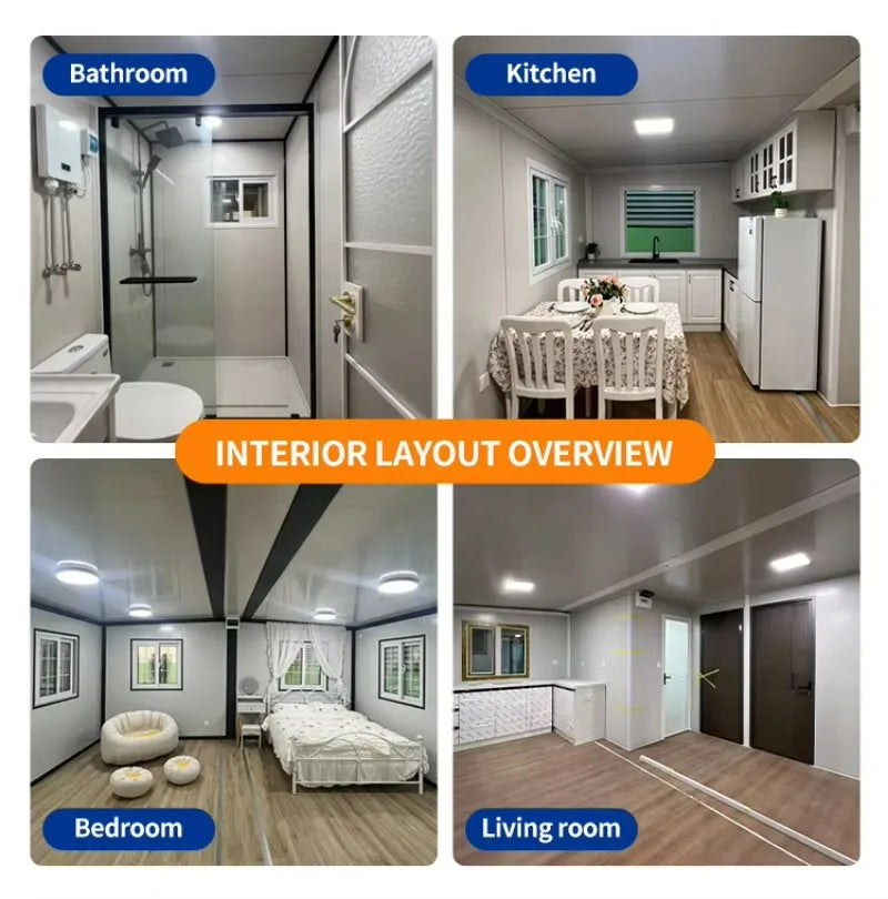 Expandable Container House  Modular Movable House Australia 20ft 40ft  Prefabricated Casas Prefab Tiny Homes