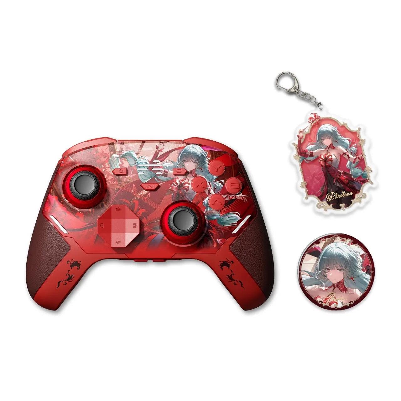 BEITONG Wuthering Waves Gamepads Phrolova/Cartethyia Ver KP40D Elite Controller Hall/Micro Vibration Trigger Force TMR Joystick
