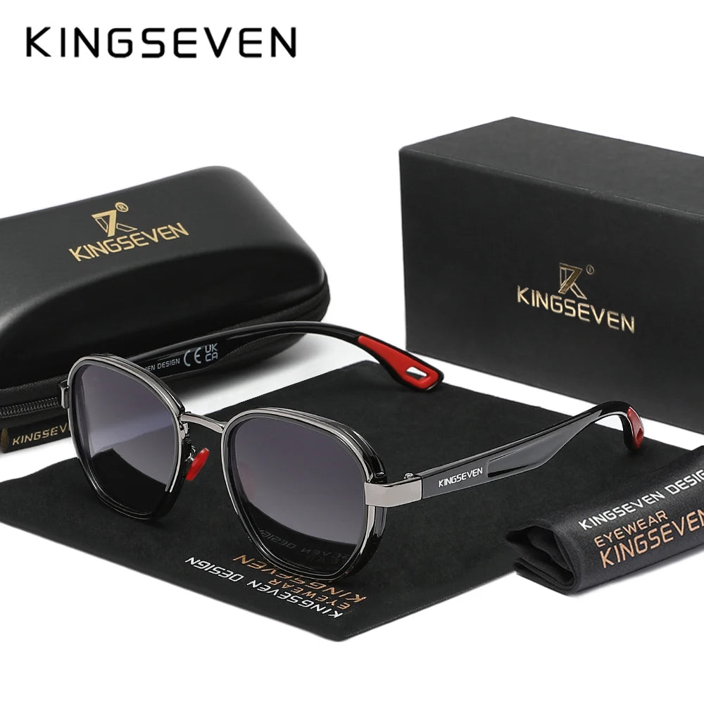 KINGSEVEN Men Polarized Sunglasses UV400 Outdoor Protective Glasses Bike Cycling Anti-Glare Eyewear Sports Bicycle Driving