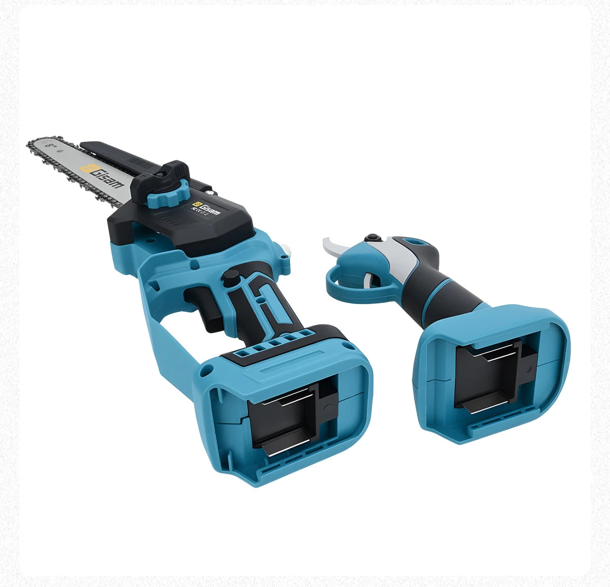 Gisam 4 IN 1 Brushless Telescoping Pole Electric Chainsaw High Branch Scissor Gardening Power Tool For Makita 18V Batter Pins