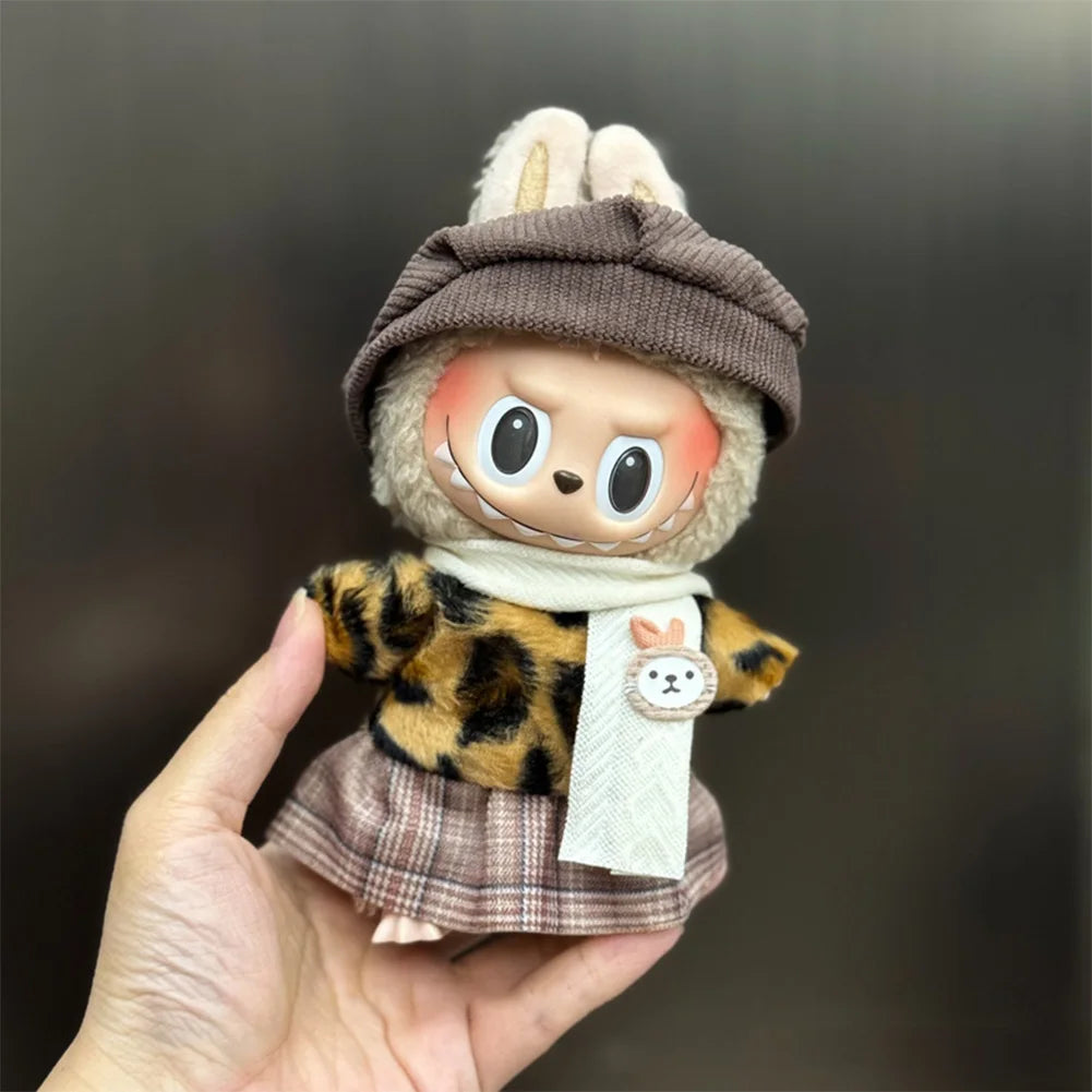 1PC Adorable Labubu Change overalls - Stylish & Comfortable Labubu-Themed Outfit Labubu Ropa Doll Accessories