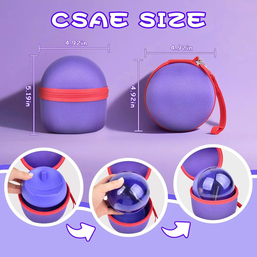 Case for Bitzee Interactive Hamster Ball Toys, Magicals Digital Pet Travel Bag, Carrying Box for Hamster Ball and Stand, Stockin
