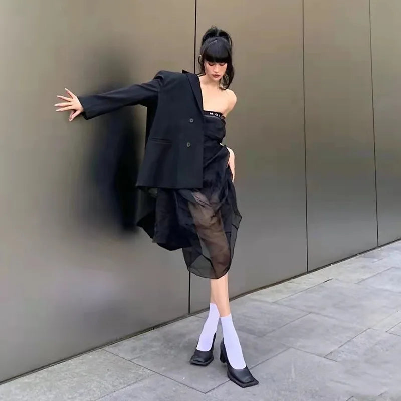 Retro Black Thick Heel Pumps Women Fashion Square Toe Shallow Designer Shoes Elegant Cozy Commuter Office Shoes Zapatos De Mujer