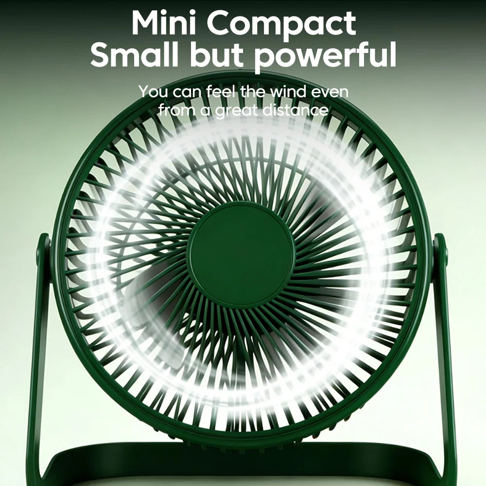 Desk Fan Portable Mini USB Rechargeable Fan Ultra Quiet Suitable For Home Desk Office Student Dormitory Computer Summer