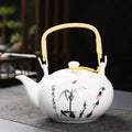 Vintage Chinese Style Teapot With Lifting Beam 650ml Mug for Tea Kettle Puer Cup Set Teaware Pot Teapots Service Clay