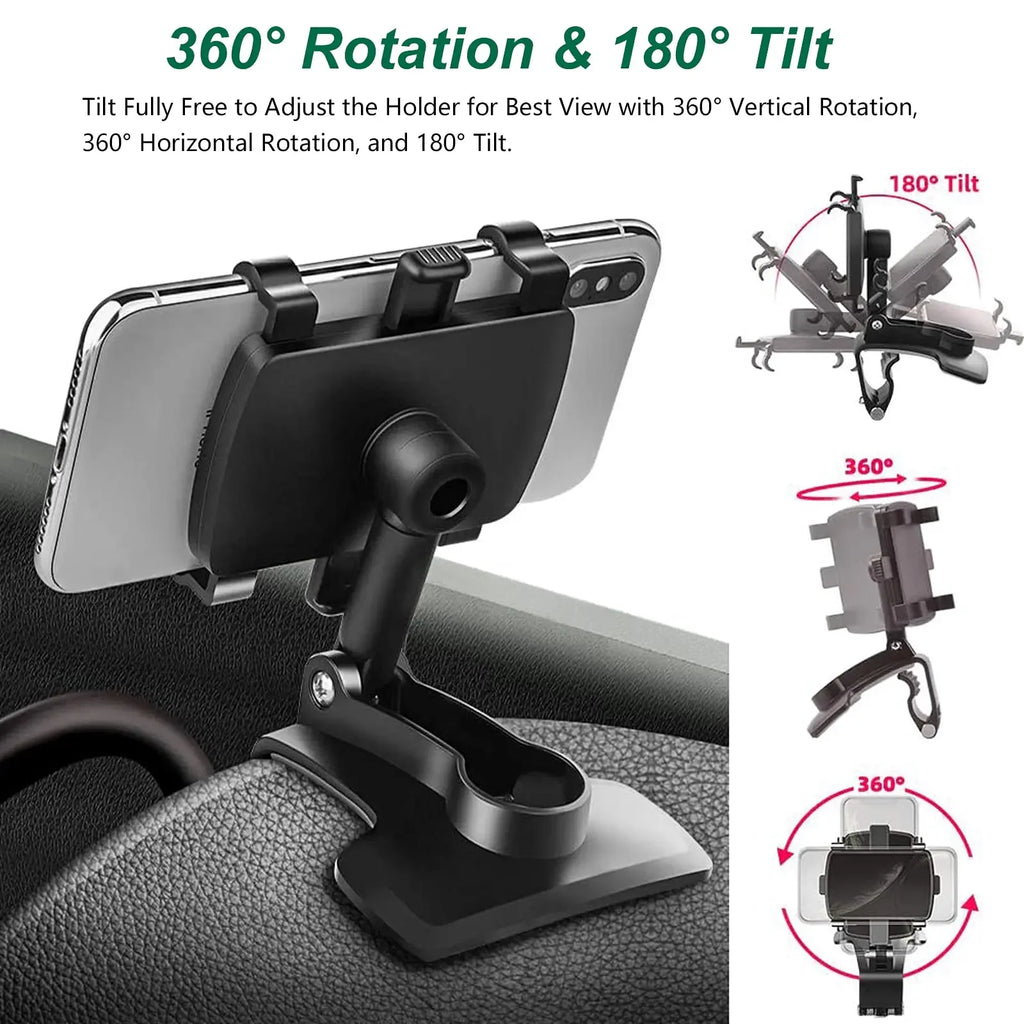 Car Phone Holder Stand Universal Car Dashboard Clip Mount GPS Cell Mobile Phone Support in Car Bracket For iPhone Samsung Xiaomi