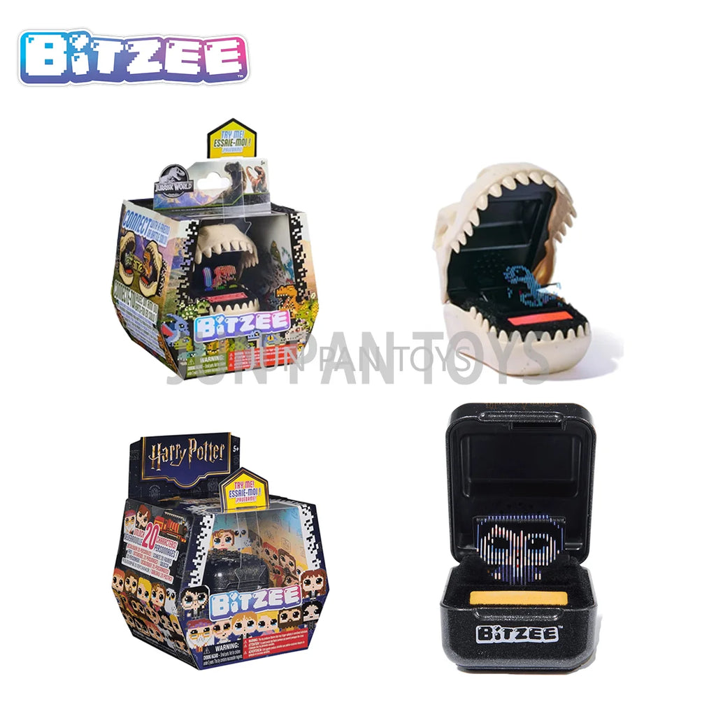 Bitzee Magic Academy and Jurassic World 3D Digital Character Interactive Capsule Game T-rex Model Children Boxed Gift Fun Toy