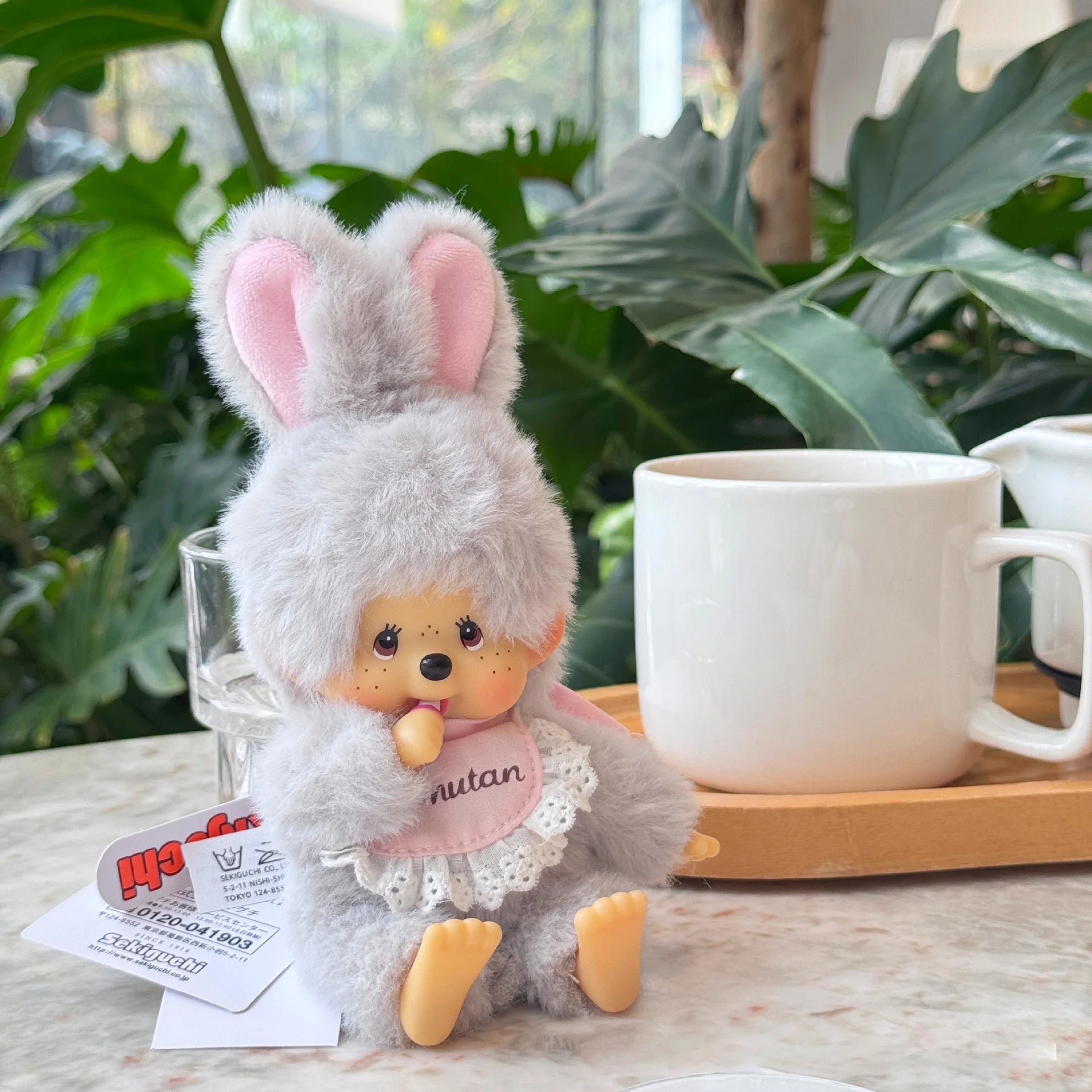 Monchhichi Keychain Kawaii Keychains for Bags Monchhichi Doll Hanging Pendants Children's Day Birthday Gift 몬치치