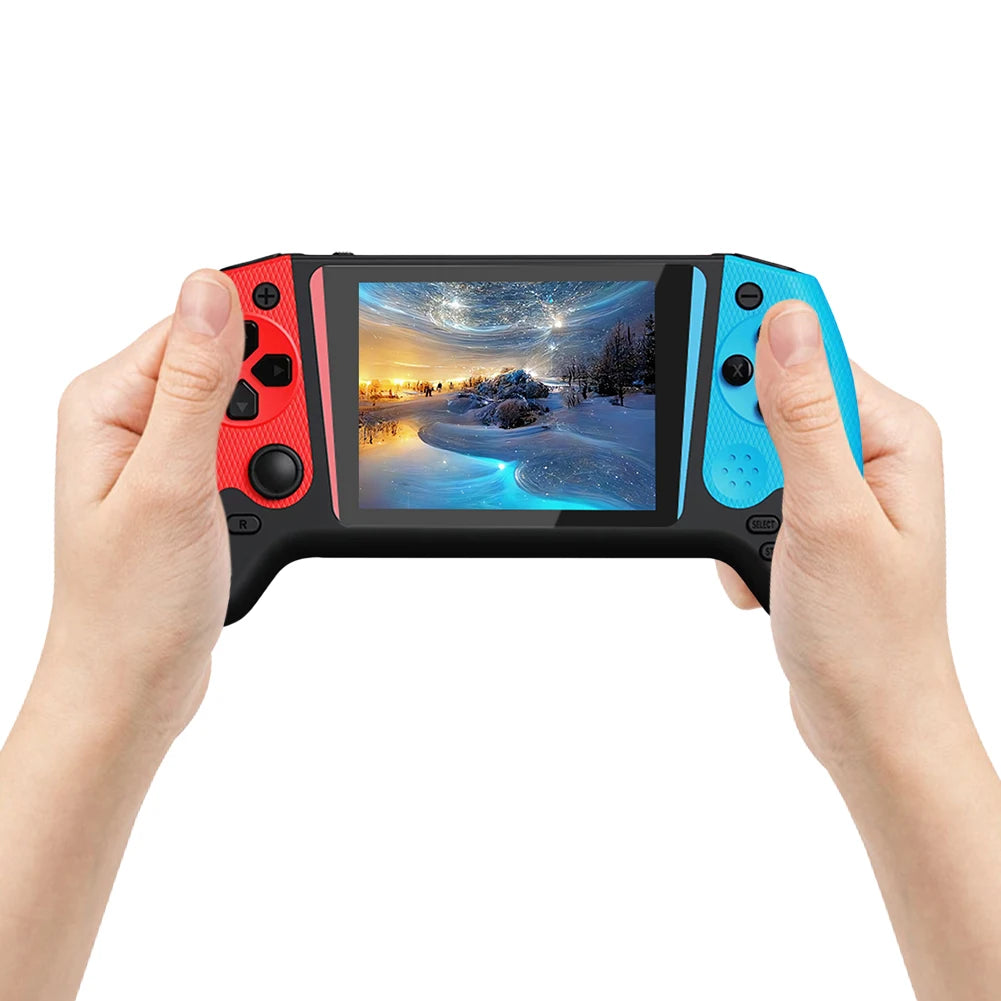 Retro Handheld Game Console 3.5inch LCD Screen Built-in 500 Games Portable Game Console Nostalgic Game Console for Single Player